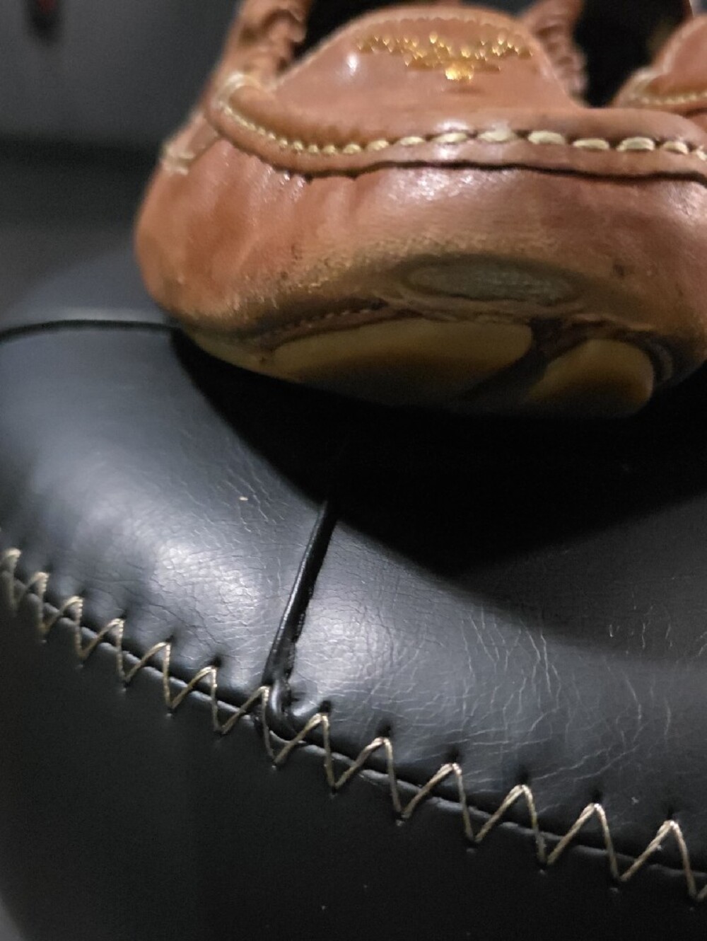 Prada Leather Loafers Women's Size 7 - Picture 7 of 9
